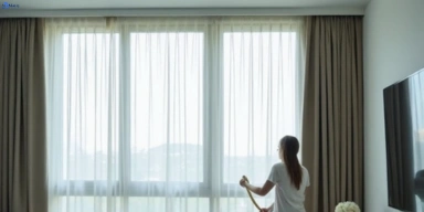 Delicate sheer drape cleaning carbrook Matty Curtain Cleaning